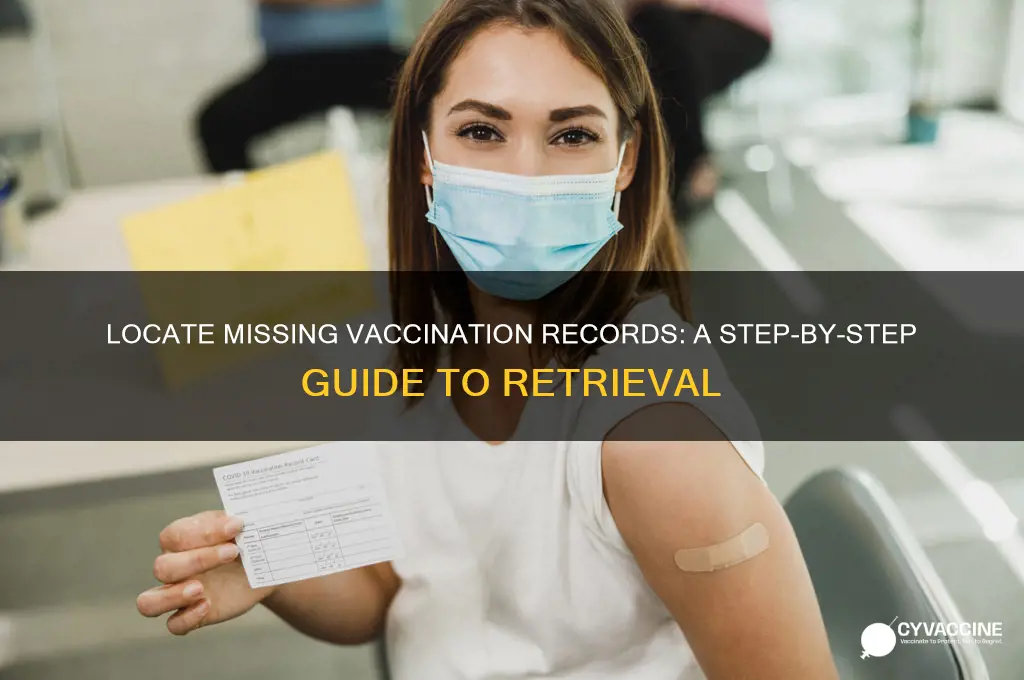 how to find lost vaccination records