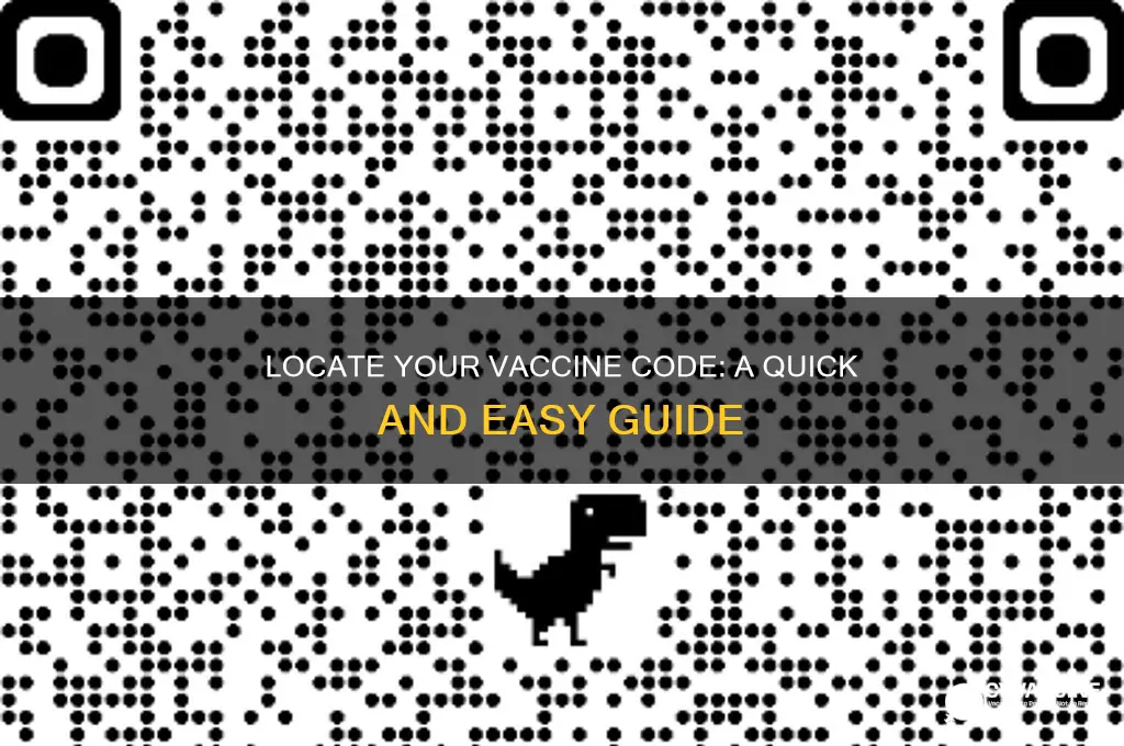 how to find my vaccine code