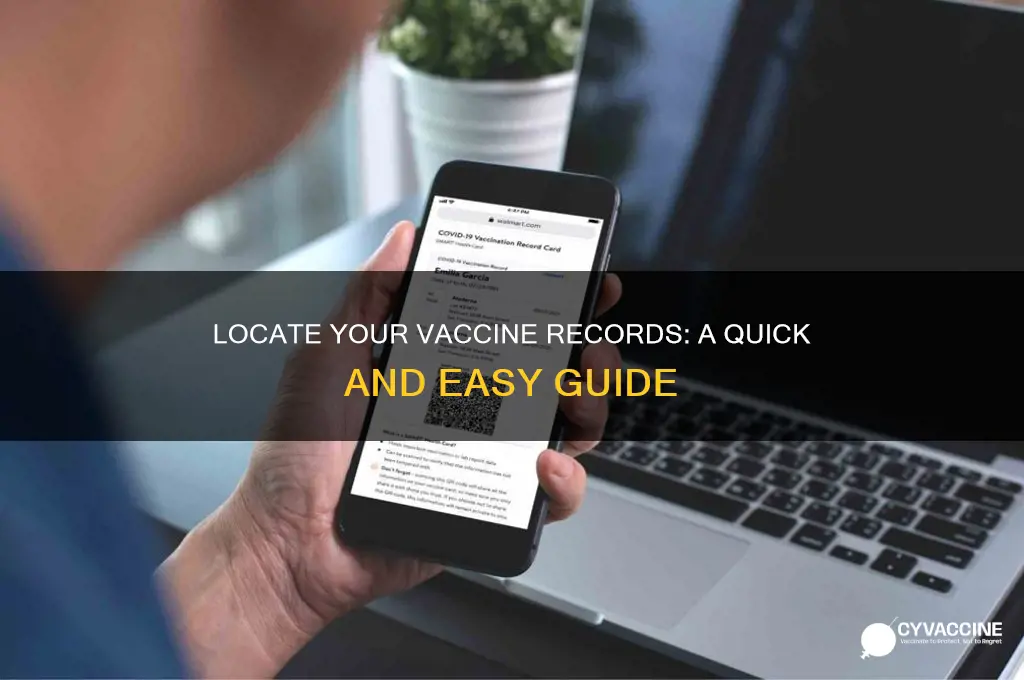 how to find my vaccine records