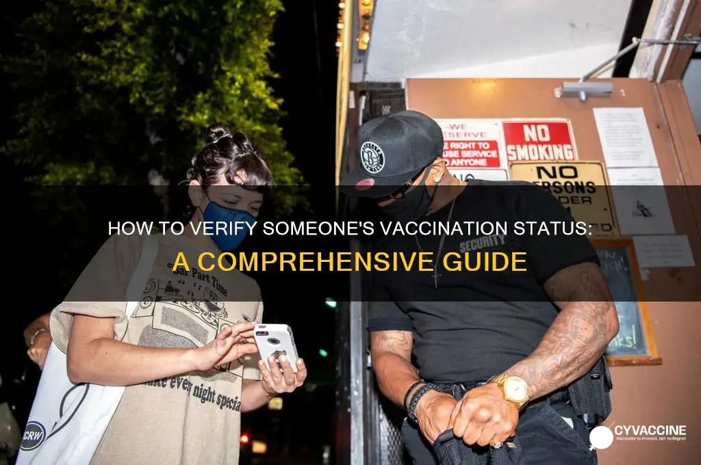 how to find out if someone has all their vaccinations