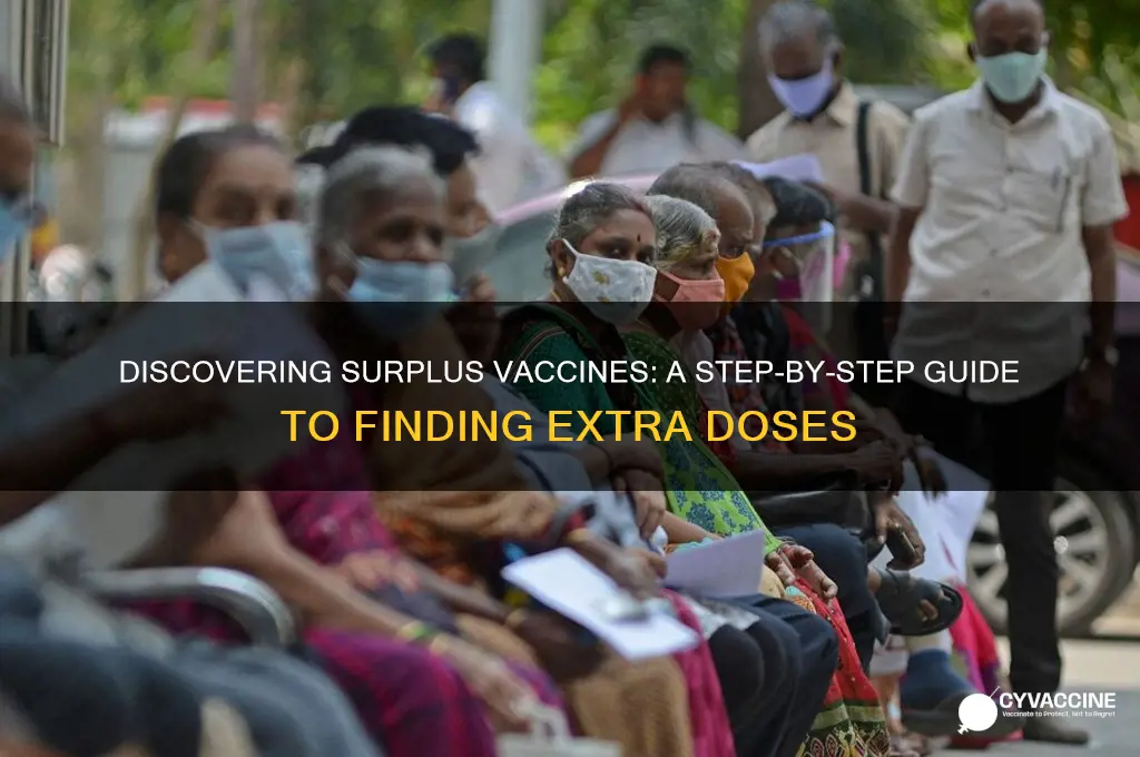 how to find out if there are extra vaccines