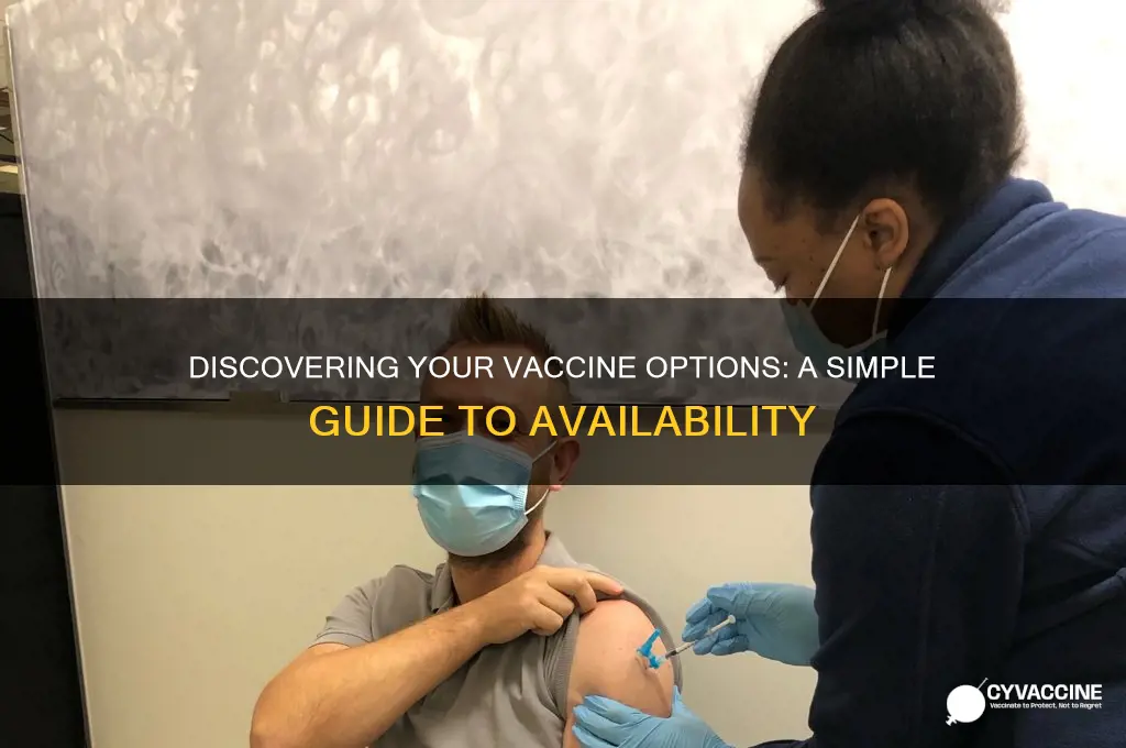 how to find out which vaccine is offered