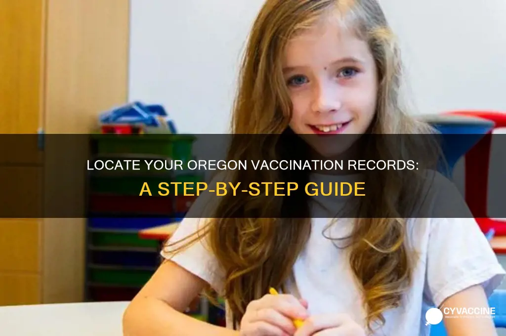 how to find vaccination records oregon