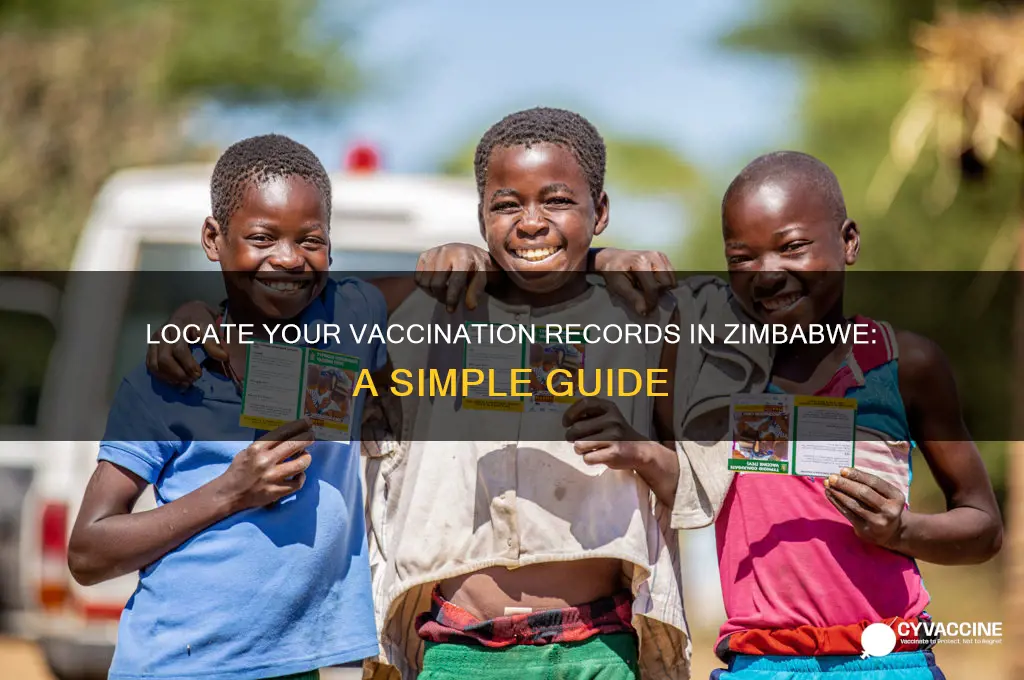 how to find vaccination records zimbabwe