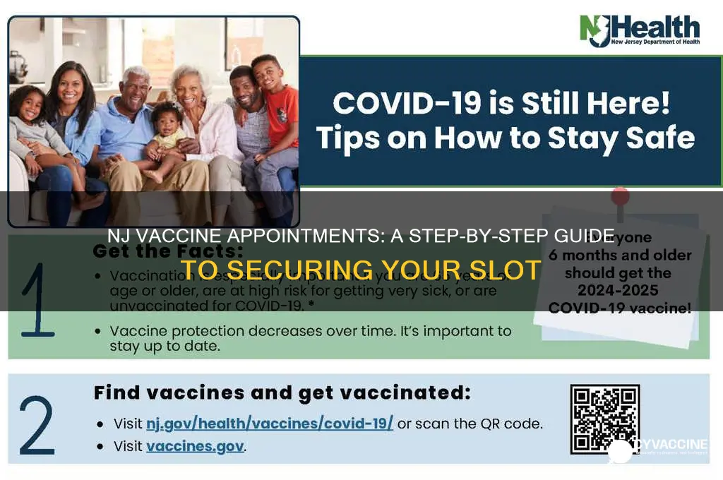 how to find vaccine appointment nj