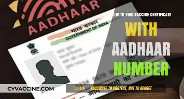 Locate Your Vaccine Certificate Easily Using Aadhaar Number Guide