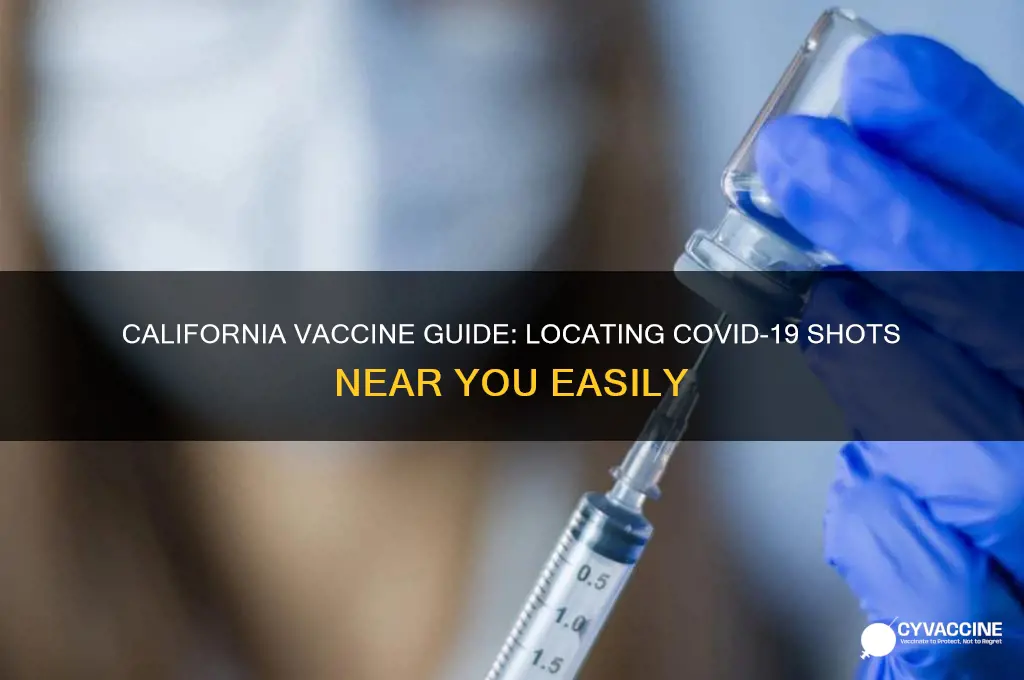 how to find vaccine in california
