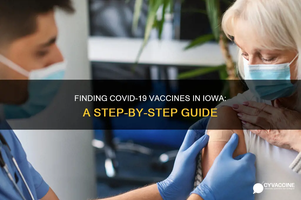 how to find vaccine in iowa