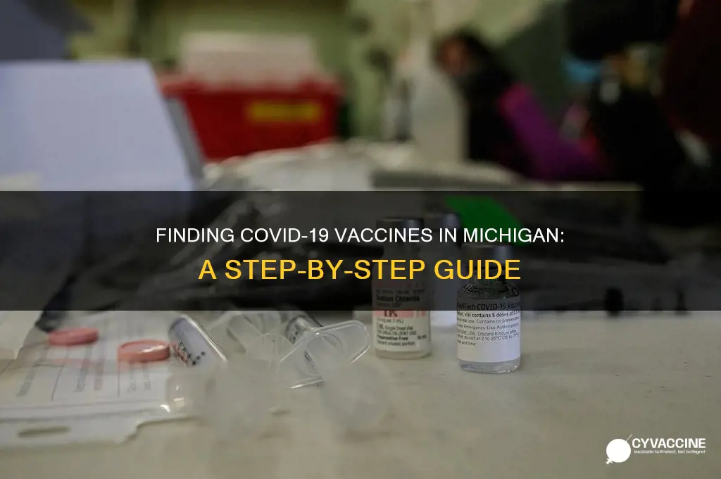 how to find vaccine in michigan