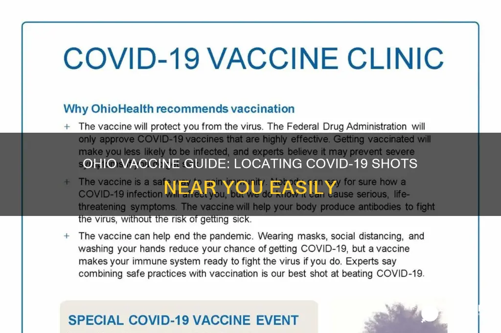 how to find vaccine in ohio