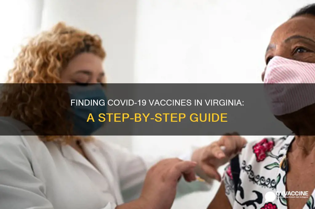 how to find vaccine in virginia