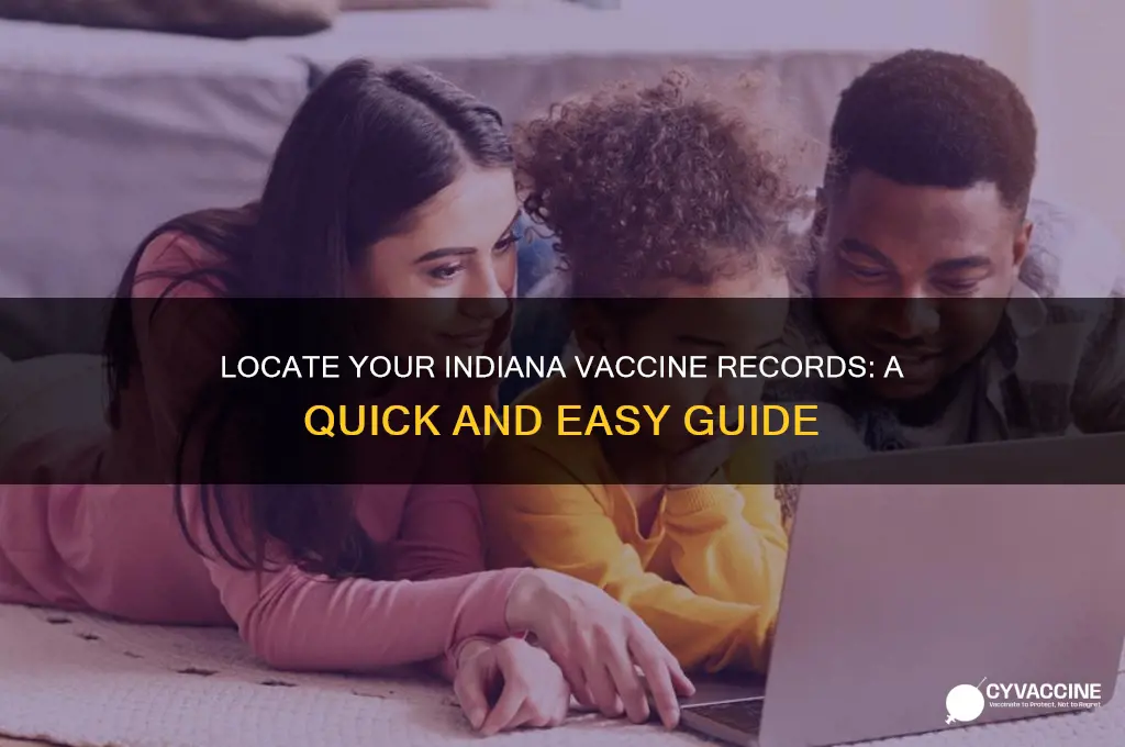 how to find vaccine records indiana
