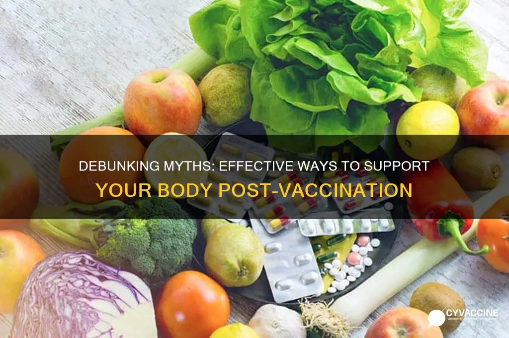 how to flush a vaccine out of your body