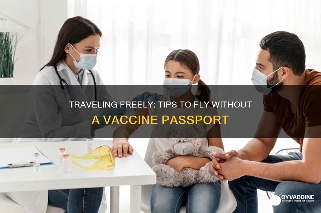 how to fly without vaccine passport