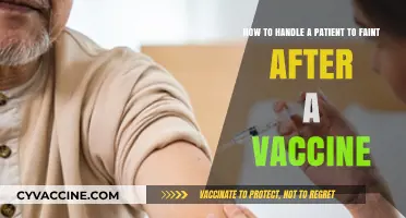 Managing Post-Vaccination Fainting: Quick Steps for Patient Care and Safety