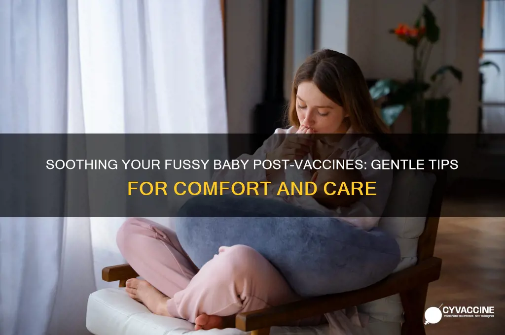how to help a fussy baby after vaccines