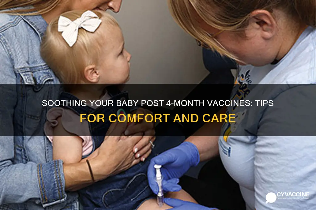 how to help baby after 4 month vaccine