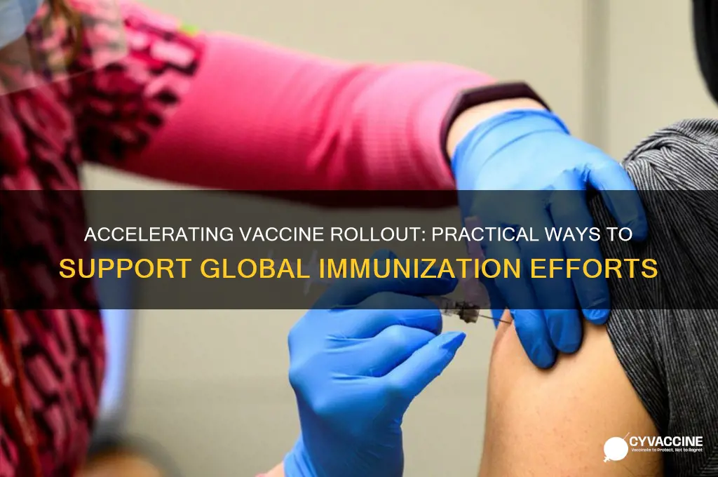 how to help with the vaccine roll out