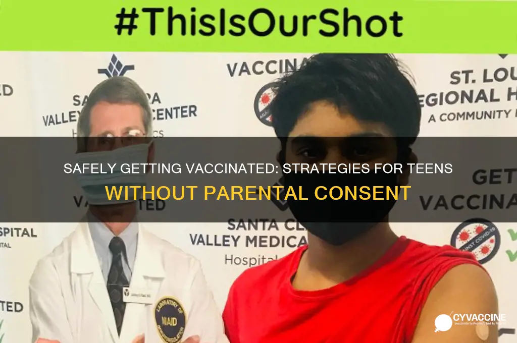how to hide vaccine from parent