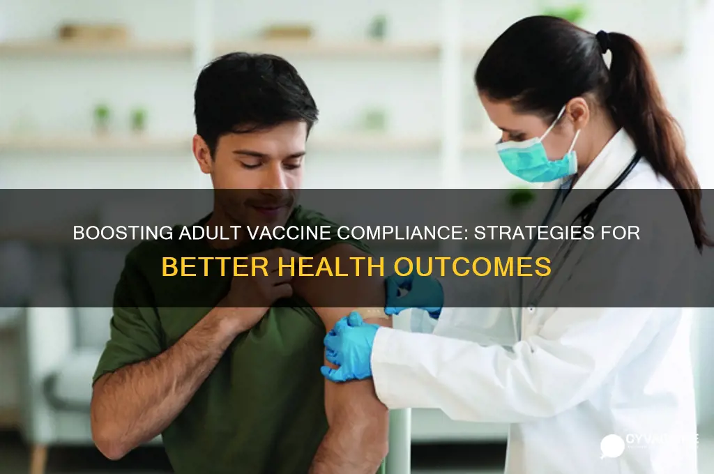 how to increase adult vaccine compliance