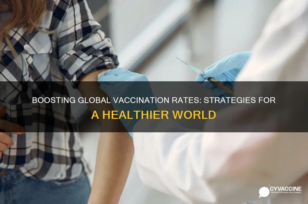 how to increase vaccination rates around the world