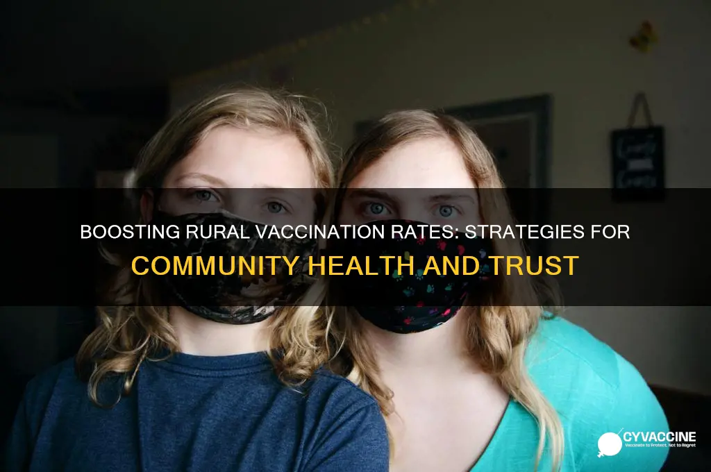 how to increase vaccination rates in rural areas