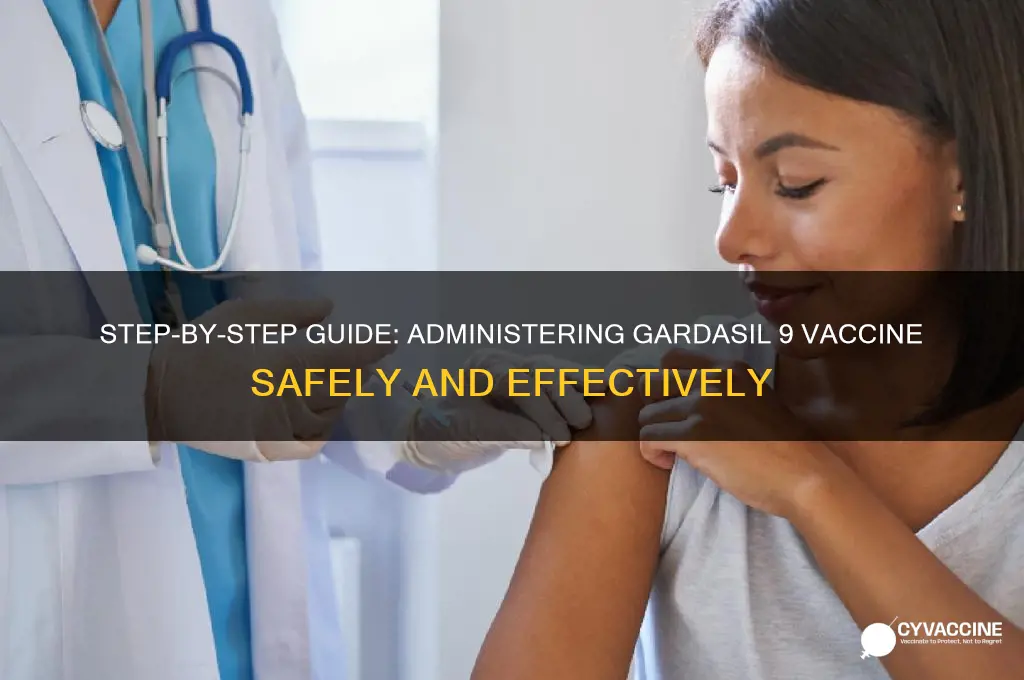 how to inject gardasil 9 vaccine
