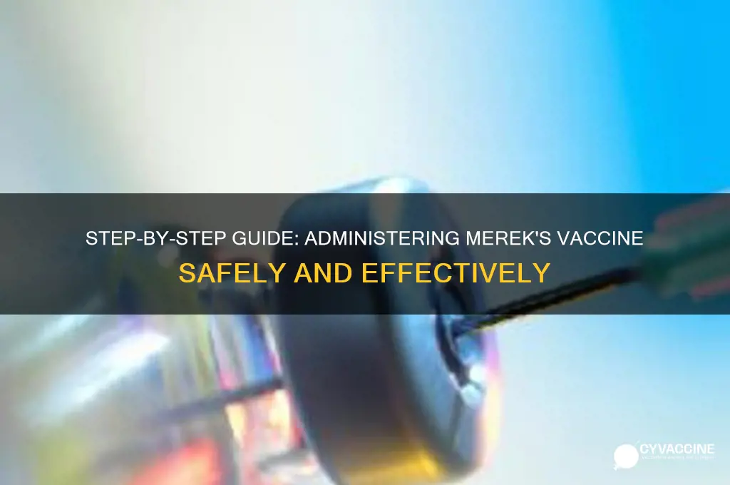 how to inject merek