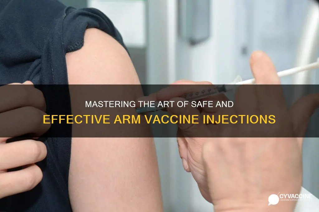how to inject vaccine in arm
