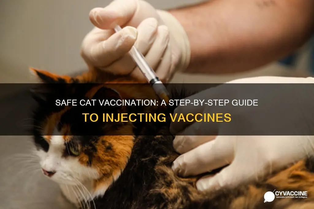 how to injections vaccines for cats