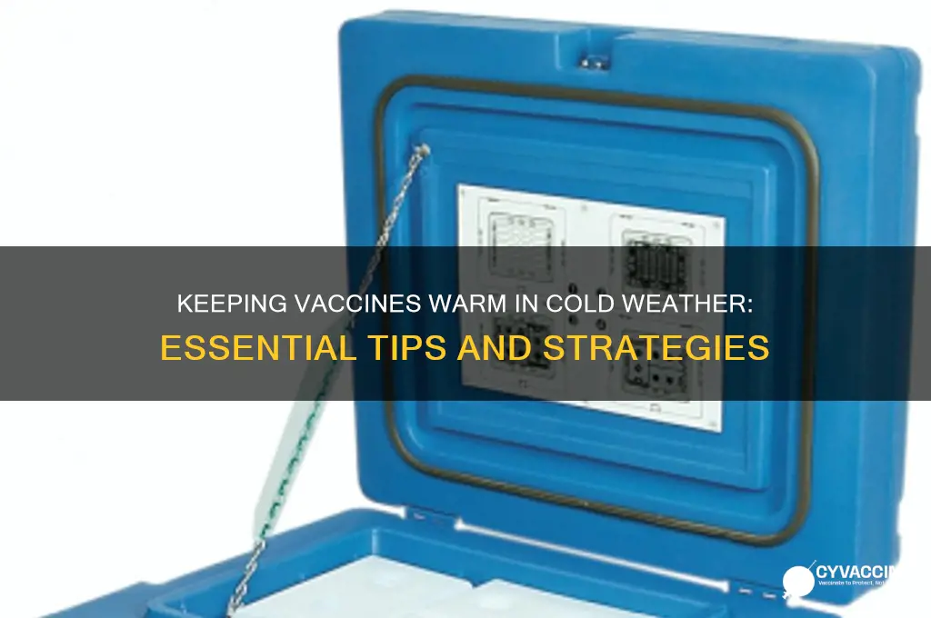 how to keep vaccine warm in cold weather
