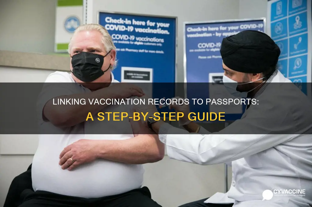 how to link vaccination to passport