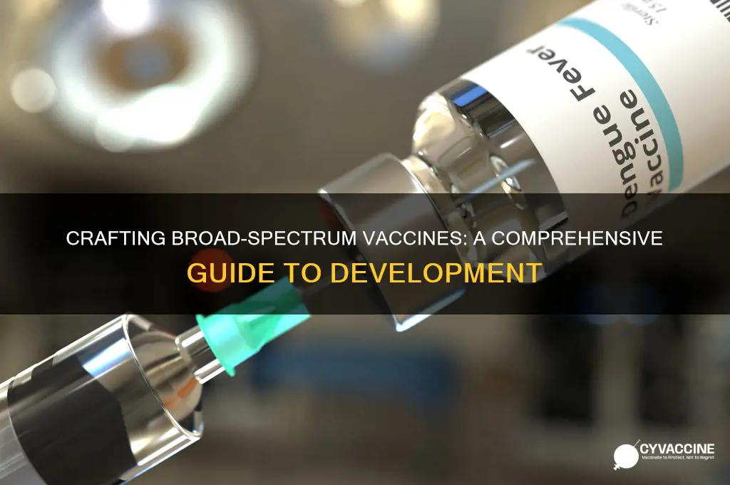 how to mae broad spectrum vaccine