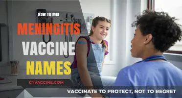 Mastering Meningitis Vaccine Names: A Simple Mixing Guide for Clarity