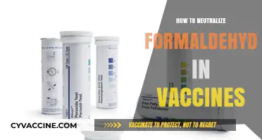 Safe Vaccine Practices: Effective Ways to Neutralize Formaldehyde in Vaccines