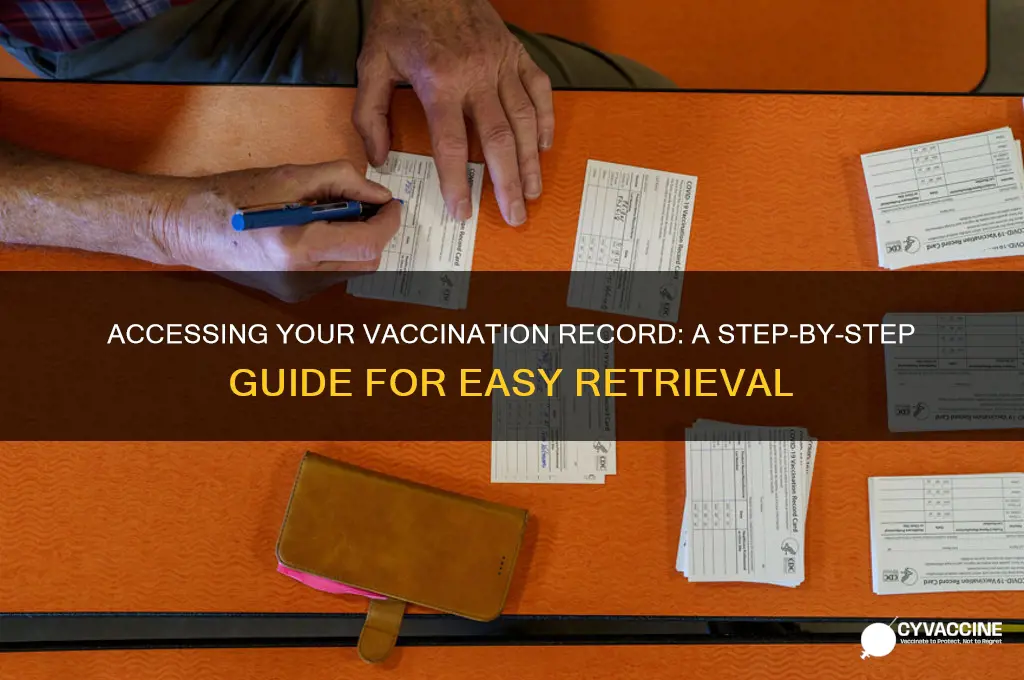 how to obtain a vaccination record
