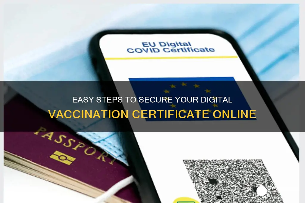 how to obtain digital vaccination certificate