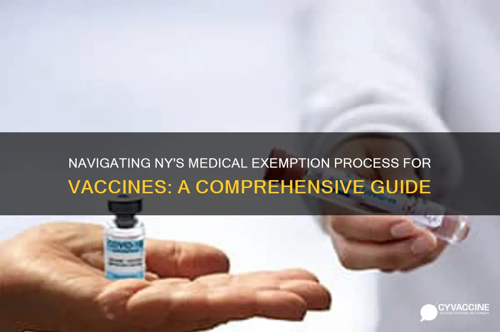 how to obtain medical exemption for vaccine in ny