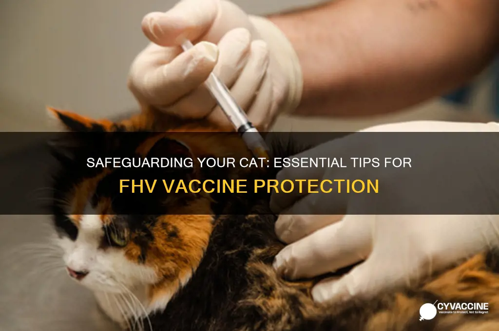 how to peotect cat fhv vaccine