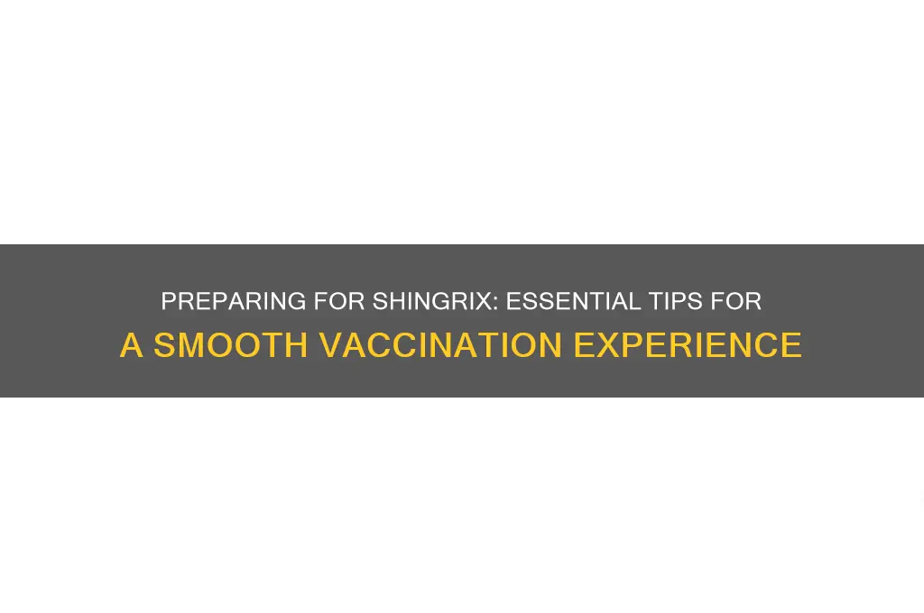 how to prepare for shingrix vaccine