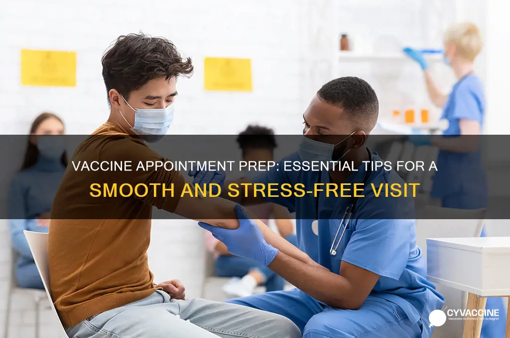 how to prepare for vaccine appointment