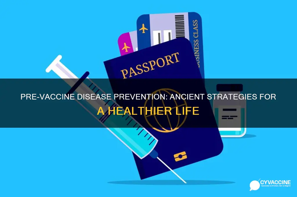 how to prevent disease before vaccines were invented