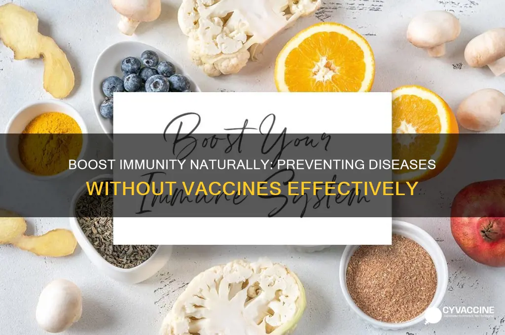 how to prevent diseases without vaccines