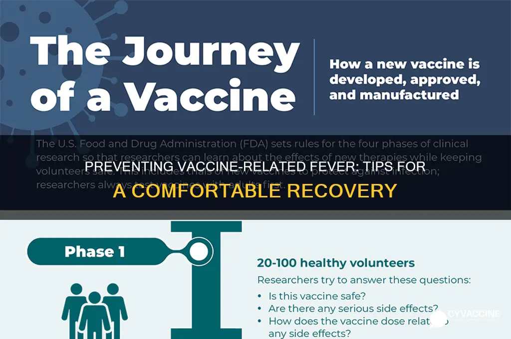 how to prevent fever from vaccine