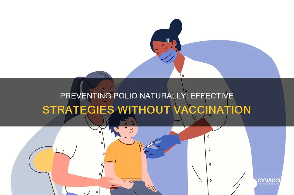 how to prevent polio without vaccine