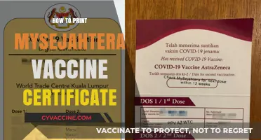Print Your MySejahtera Vaccine Certificate: A Simple Step-by-Step Guide