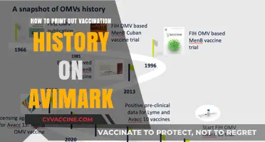 Print Your Pet's Vaccination History Easily with Avimark: A Guide