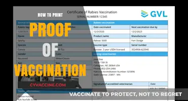 Easy Steps to Print Your COVID-19 Vaccination Proof at Home