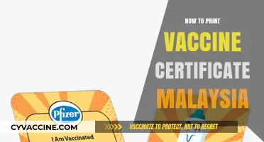 Print Your Malaysia Vaccine Certificate: Easy Step-by-Step Guide