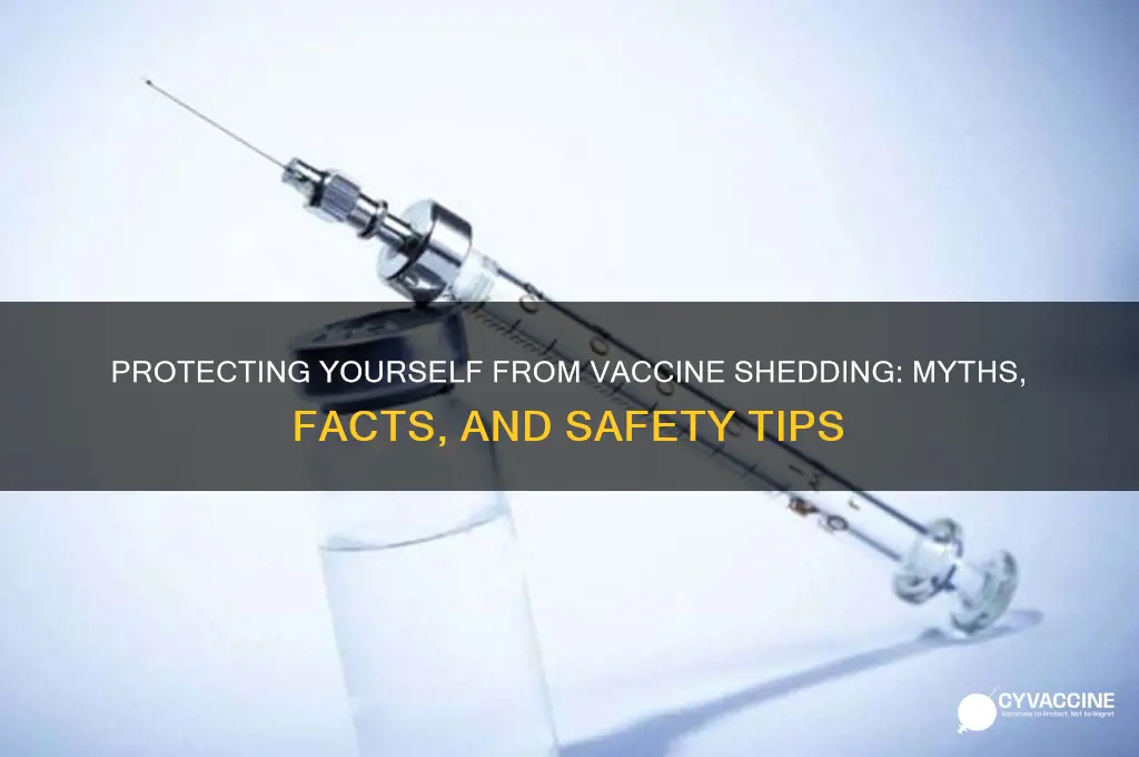 how to protect against vaccine shedding